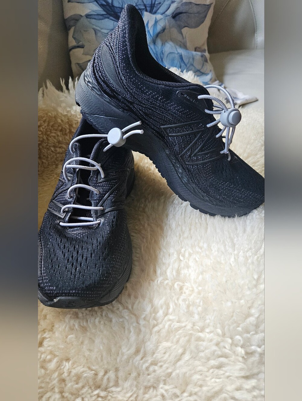 New Balance Fresh Foam 860v12 Stability Running Shoes Black Magnet 8D (WIDE)